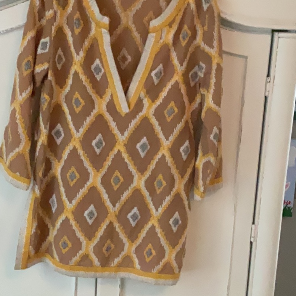 Calypso brown/yellow caftan small